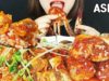 ASMR Spicy Raw Crab + Cockle Bibimbap 양념게장과 꼬막비빔밥 먹방(EATING SOUNDS)MUKBANG 味付けケジャン
