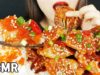 ASMR SPICY RAW CRAB WITH TOBIKO EGGS RICE 양념게장에 날치알 비빔밥~(EATING SOUNDS)MUKBANG REAL SOUNDS