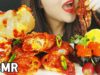 ASMR SPICY RAW CRABS + FLYING FISH ROE 양념게장과 날치알밥 먹방(EATING SOUNDS)MUKBANG REAL SOUNDS
