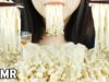 ASMR SPICY SAUCE ENOKI MUSHROOM えのき 咀嚼音 매콤한소스 팽이버섯 씹는소리 먹방(chewing sound) MUKBANG