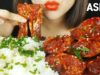 ASMR Spicy Sauce Marinated Raw Crab 매콤한 양념게장 먹방(EATING SOUNDS)MUKBANG