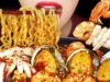 ASMR Spicy Seafood Noodles 해물라면 먹방  NO TALKING EATING SOUNDS