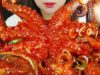 ASMR Spicy Seafood (Octopus, Baby octopus, Shrimp, Abalone, Enoki Mushrooms)해물찜 먹방 MUKBANG