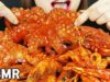 ASMR Spicy Seafood OCTOPUS, CRAB, SHRIMP 매콤한 해물찜(문어,꽃게,주꾸미,새우)MUKBANG REAL SOUNDS