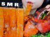 ASMR SPICY WIDE GLASS NOODLES WITH LOBSTER CLAW , CHEWY CRUNCHY EATING SOUNDS | LINH-ASMR