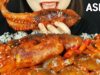 ASMR Squid body and Octopus leg Combination & spicy various mushroom (eating sounds) MUKBANG