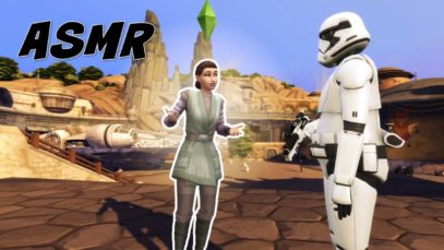 ASMR | Star Wars in The Sims!? ? [Journey to Batuu]
