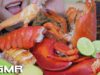 ASMR STEAMED LOBSTER , CHEWY EATING SOUNDS | LINH-ASMR