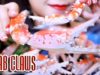 ASMR Steamed Sentinel Crab’s chelipeds eating sounds | LINH-ASMR