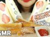 ASMR STRAWBERRY GRAPE SANDWICH포도와 딸기샌드위치(EATING SOUNDS)MUKBANG