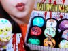 ASMR Supernatural Macaron Box for Halloween,Satisfying soft crunchy EATING SOUNDS | LINH-ASMR