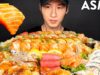 ASMR SUSHI & SASHIMI PLATTER MUKBANG (No Talking) EATING SOUNDS | Zach Choi ASMR