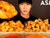 ASMR SWEET CHILI FRIED SHRIMP & FRIED CHICKEN MUKBANG (No Talking) EATING SOUNDS | Zach Choi ASMR
