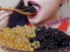 ASMR Tapioca Pearls-Boba (GOLDEN&BLACK) eating sound | LINH ASMR