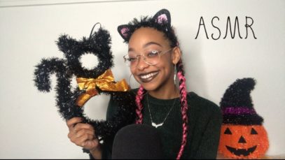 ASMR | Tapping & Scratching On Halloween Decorations ??
