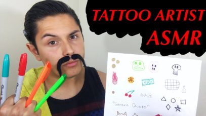 [ASMR] Tattoo Shop Role Play! (Tattoo Tingles!)