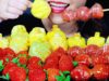 ASMR Thailand’s mini pineapple and Korean strawberry tanghulu EATING SOUNDS | LINH-ASMR