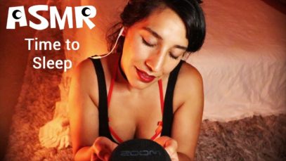 ASMR Time to Sleep | Mic Brushing | Inaudible Whispering | Breathing