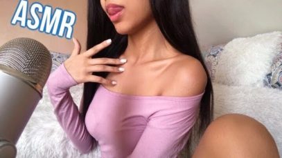 ASMR TINGLY tongue sounds & kisses ?