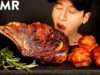 ASMR TOMAHAWK STEAK & BBQ CHICKEN MUKBANG (No Talking) COOKING & EATING SOUNDS | Zach Choi ASMR