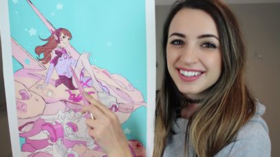 [ASMR] Tracing & Tapping on My Art Collection