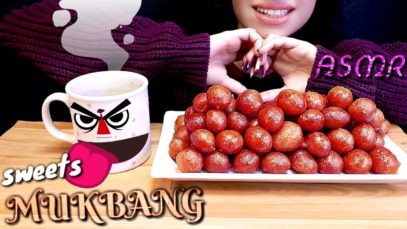 ASMR Turkish dessert Eating sounds |MUKBANG | اصوات اكل لقمه القاضي