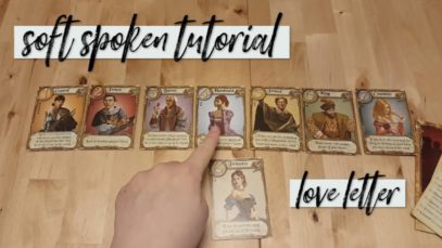 ASMR Tutorial | Teaching You How to Play ‘Love Letter’ ?