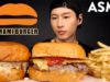 ASMR UMAMI BURGER MUKBANG (No Talking) EATING SOUNDS | Zach Choi ASMR