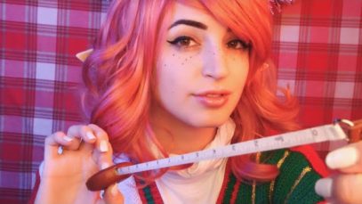 ASMR Up-Close Elf Ear Fixing & Measuring | Ear Attention, Whispering