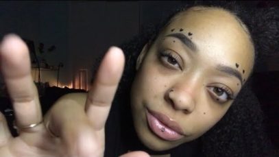 ASMR | Up Close Gentle Hand Movements | Tingly Mouth Sounds | No Talking