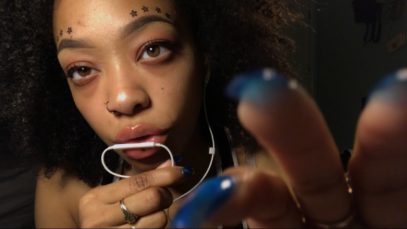 ASMR | UP-CLOSE | Slowly Scratching The Lens | Kisses | Tingly Breathy Whispers |  Apple Mic