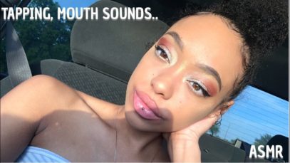 ASMR | Up Close Tapping | Mouth Sounds | Whispers