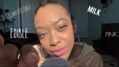 ASMR | Up Close Trigger Words | Finger Tracing | Gum Chewing | Slow Tongue Clicking
