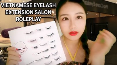 *ASMR* Vietnamese Beauty Salon Role Play – Eyelash Extensions (VIET ACCENT)
