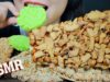 ASMR VIETNAMESE SWEETS (ROASTED GREEN RICE , PEANUT MALT AND SESAME SEEDS) EATING SOUNDS | LINH-ASMR