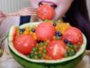 ASMR Watermelon ball and popping bobba (popping crunchy eating sounds) | LINH-ASMR
