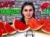 ASMR watermelon | jelly eating sounds