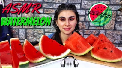 ASMR watermelon | jelly eating sounds