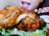 ASMR Whole Rotisserie Chicken , EXTREME EATING SOUNDS | LINH-ASMR