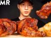 ASMR WHOLE SMOKEHOUSE CHICKEN MUKBANG (No Talking) EATING SOUNDS | Zach Choi ASMR