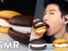 *ASMR* WHOOPIE PIES (No Talking) Soft Eating Sounds | Zach Choi ASMR