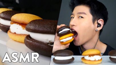 *ASMR* WHOOPIE PIES (No Talking) Soft Eating Sounds | Zach Choi ASMR