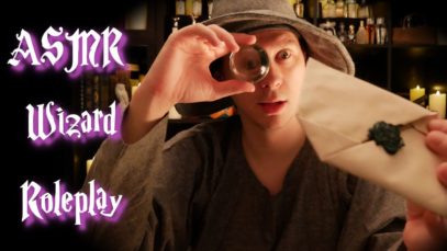 ASMR Wizard ? Fantasy Roleplay – Magic Letters