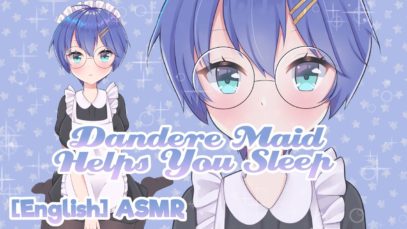 [ASMR] ? Your Dandere Maid Helps You Sleep ? [Binaural/Hair Brushing]