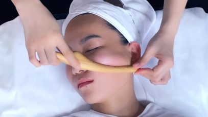 ASMR 얼굴 윤곽 마사지