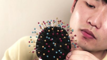 ASMR?마이크 가시 뽑기 (자극적인 소리, 노토킹)