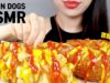 명랑핫도그 리얼사운드 먹방 ASMR (모짜렐라, 점보, 감자핫도그) + Corn Dogs EATING NO TALKING