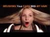 Brushing Your Ears With My Hair – 3Dio ASMR- Tingle City