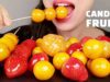 CANDIED FRUITS ASMR NO TALKING EATING SOUNDS *Ice Cracking* Tanghulu (Mukbang Korean)ㅣ탕후루 리얼사운드 먹방