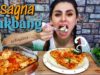 cheesy Lasagna rolls mukbang |Eating show | موكبانغ لازانيا روول بالجبنه